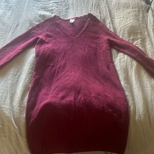 **MUST GO CLOSET CLEANOUT** Maroon sweater dress